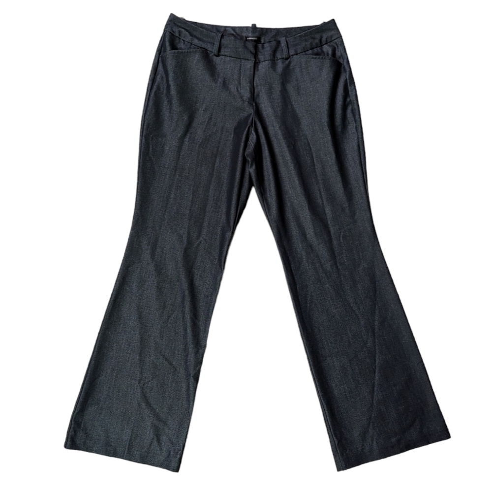 Worthington Women's Dress Work Pants Modern Fit 8P Black/Shimmer